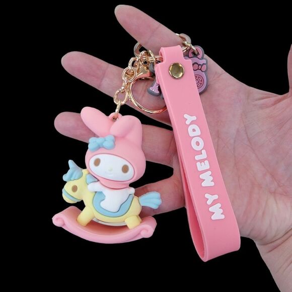 Brand New Sanrio Melody Pink Pony Keychain - Picture 1 of 4